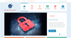 Desktop Screenshot of playprintgroup.com