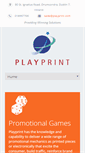 Mobile Screenshot of playprintgroup.com