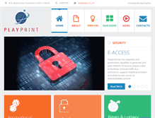 Tablet Screenshot of playprintgroup.com